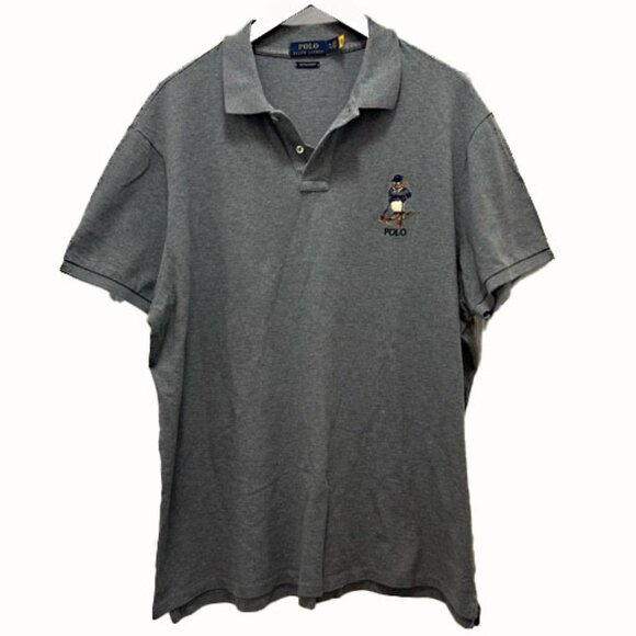 POLO BY RALPH LAUREN Gray Polo Shirt Size XXL - Picture 1 of 11